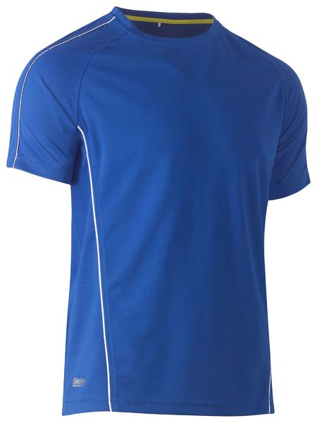 Mens Cool Mesh Tee With Reflective Piping