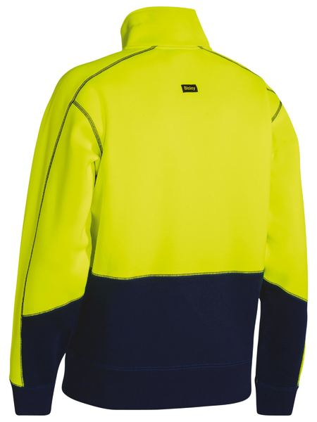 Hi Vis Fleece 1/4 Zip Pullover For Men