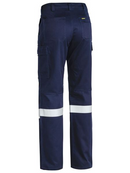 Navy Taped Industrial Cargo Pants For Men
