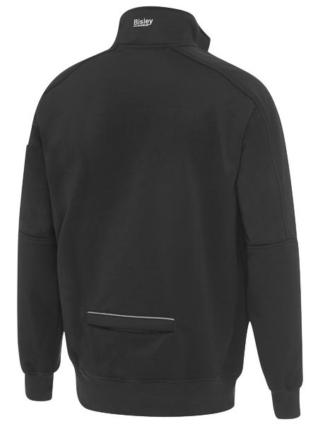 Work Fleece Hoodie With 1/4 Zip For Men