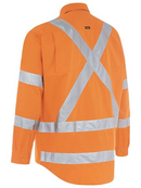 X Taped Biomotion Hi Vis Lightweight Drill Shirt For Men