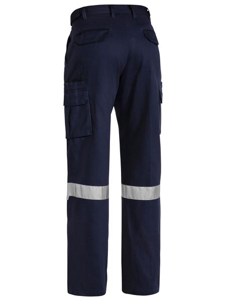 Navy Taped 8 Pocket Cargo Pant For Men