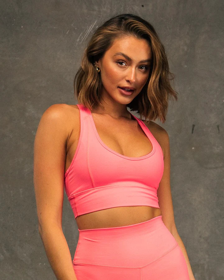 Classic Crop Bright Pink