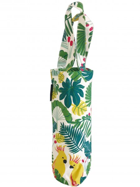 Jungle Print Wine Bottle Bag Single