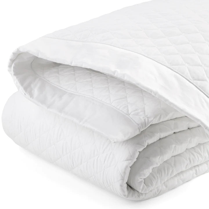 Hampton Quilted Duvet Cover Set White