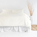 Temple Organic Quilt Cover Set - Ivory