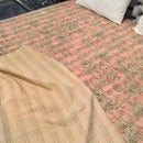 Kantha Quilt Peach Smoke