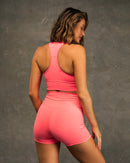 Classic Crop Bright Pink