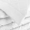 Orcia Quilted Duvet Cover Set White