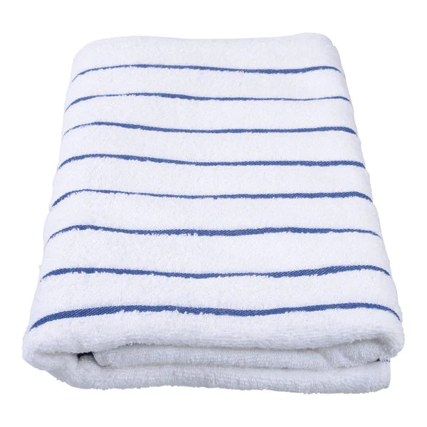 Heavenly Indulgence Wholesale Hotel and Resort Pool Towel Blue  Stripe Wholesale