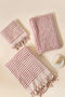 Pompom Turkish Cotton Bath Mat - Pink Clay