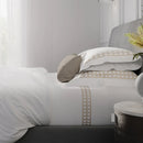 Rattan Tailored Pillowcases - Fawn
