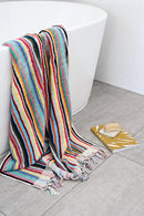 Turkish Cotton Bath Sheet - Vivid Lines