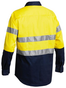 Taped Hi Vis Half Closed Front Shirt For Men