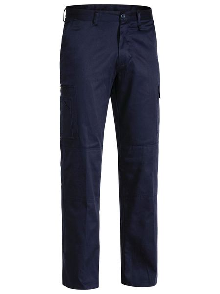 Cotton Drill Lightweight Work Pants For Men- Dark Navy