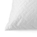 Siena Quilted Duvet Cover Set White