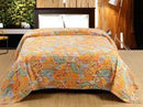 Kantha Quilt Paisley Orange