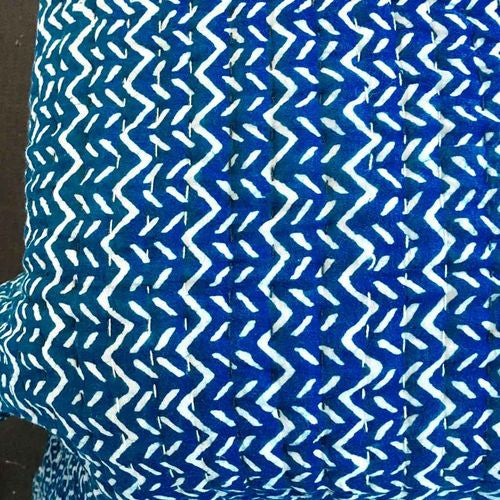 Indigo Inclined Quilted Quilt