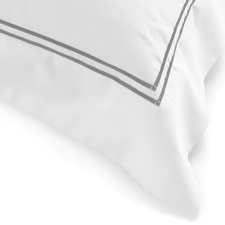 Classique Grey Tailored Pillowcases