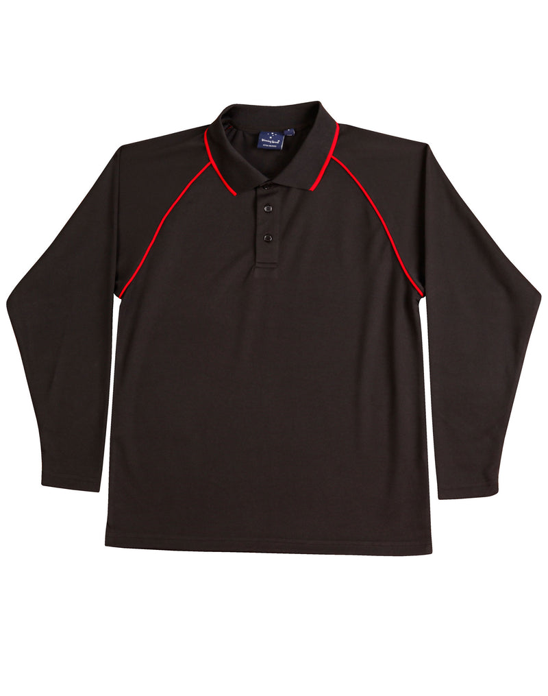 Kids Champion Plus Polo Tee- Long Sleeve