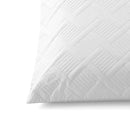 Orcia Quilted Duvet Cover Set White