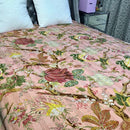 Kantha Quilt Wild Tree Peach