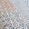 Kantha Quilt Patchwork Block Brown