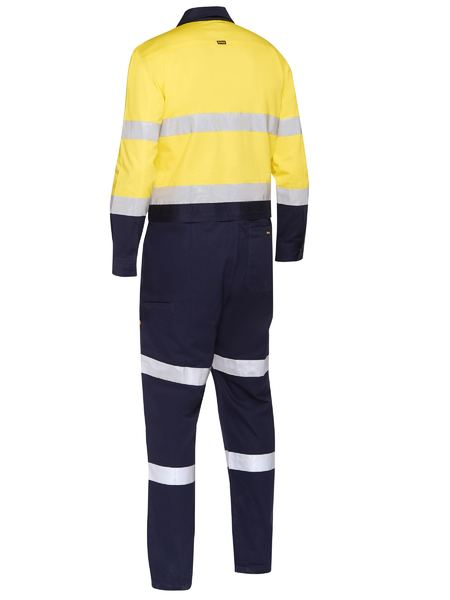 Mens Taped Coverall With Waist Zip Opening
