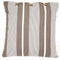 Beige White Stripe Cushion Cover