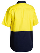 Two Tone Hi Vis Lightweight Drill Shirt For Men