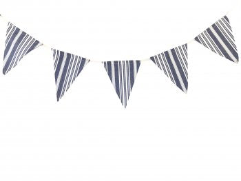 Meditterranean Navy White Bunting