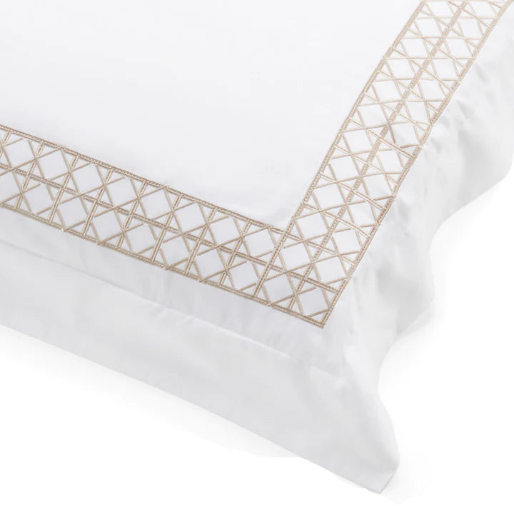 Rattan Tailored Pillowcases - Fawn