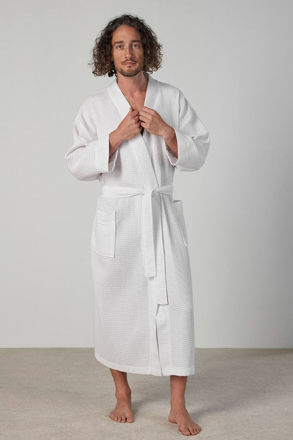 50/50 Waffle Kimono Robe