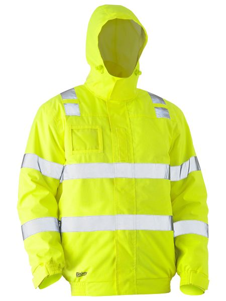 Taped Hi Vis Bomber Jacket For Men