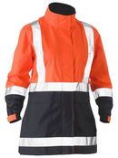 Womens H Taped Hi Vis Rain Jacket