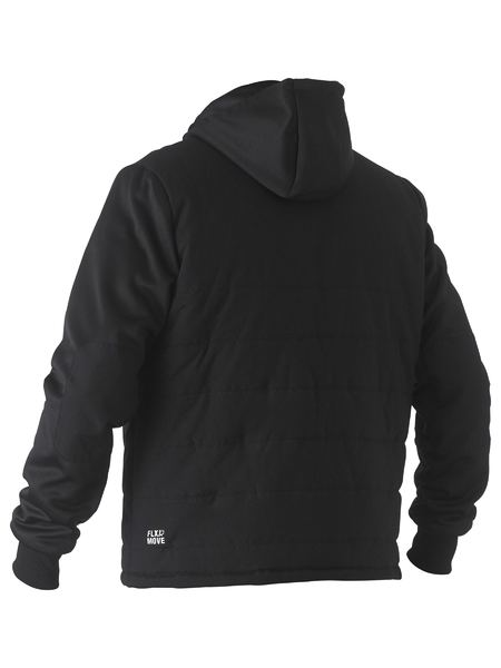Flx & Move™ Black Puffer Hooded Jacket- Unisex