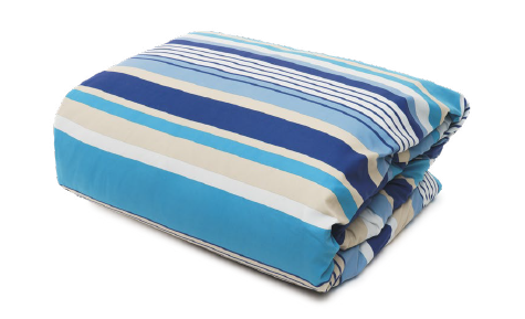 Commercial Multi Stripe Quilt Cover and Pillowcase
