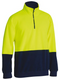 Hi Vis Polar Fleece Zip Pullover For Men