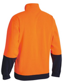 Hi Vis Polar Fleece Zip Pullover For Men