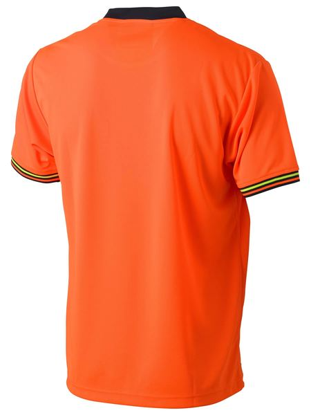 Mens Hi Vis Polyester Mesh T-shirt