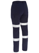 Womens Navy Taped Biomotion Cargo Pant