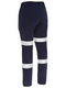 Womens Navy Taped Biomotion Cargo Pant
