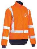 Orange Taped 5 in 1 Rain Jacket For Men