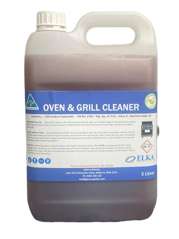 (5) Heavy Duty Oven & Grill Cleaner 5L