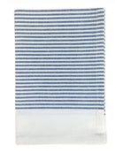 Cotton Napkin Navy Blue White Stripe