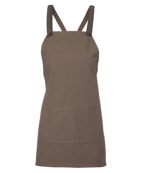 CROSS BACK 65X71 BIB CANVAS APRON (WITHOUT STRAP)