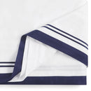 Manhattan Navy Flat Sheet Set