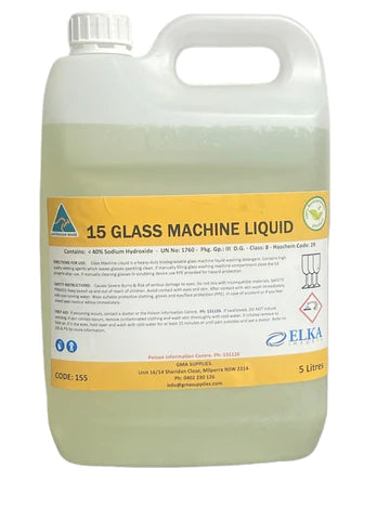 (15) GLASS MACHINE LIQUID 5L