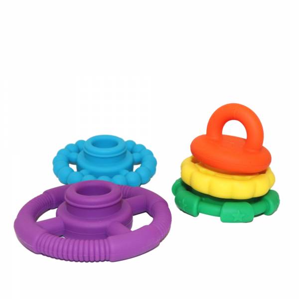 Rainbow Stacker and Teether Toy