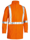 X Taped Orange Rain Shell Jacket For Men